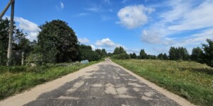 Дорога на село с гравейки